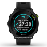 GARMIN FORERUNNER 55 GPS BLACK Smartwatch Silicone Strap